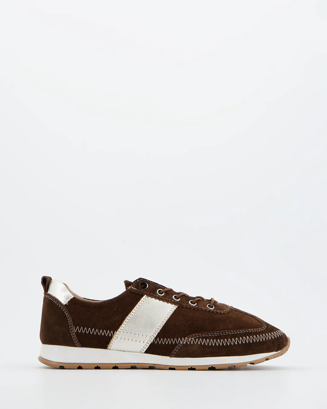 Brown Suede Sneaker - Ceci sold by Ulanka product image thumbnail 2