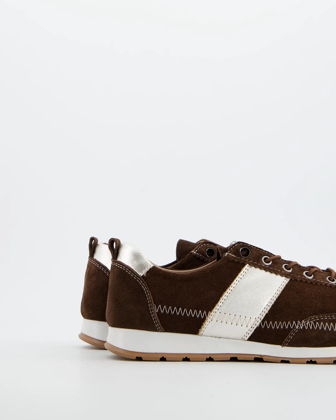 Brown Suede Sneaker - Ceci sold by Ulanka product image thumbnail 4