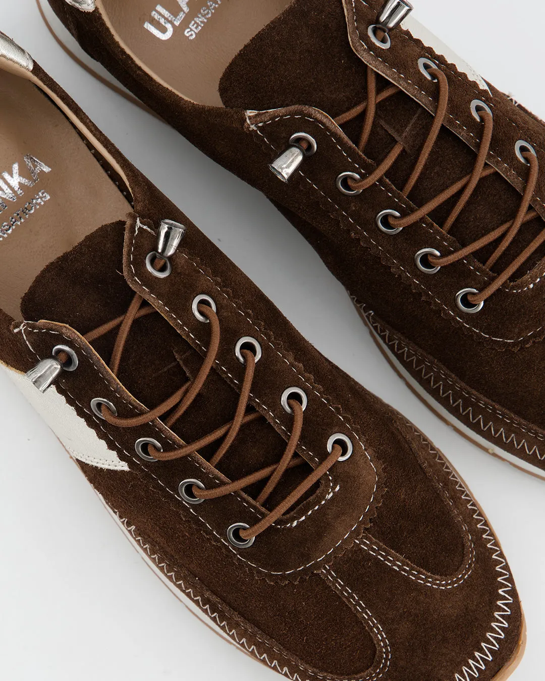 Brown Suede Sneaker - Ceci sold by Ulanka product image thumbnail 3
