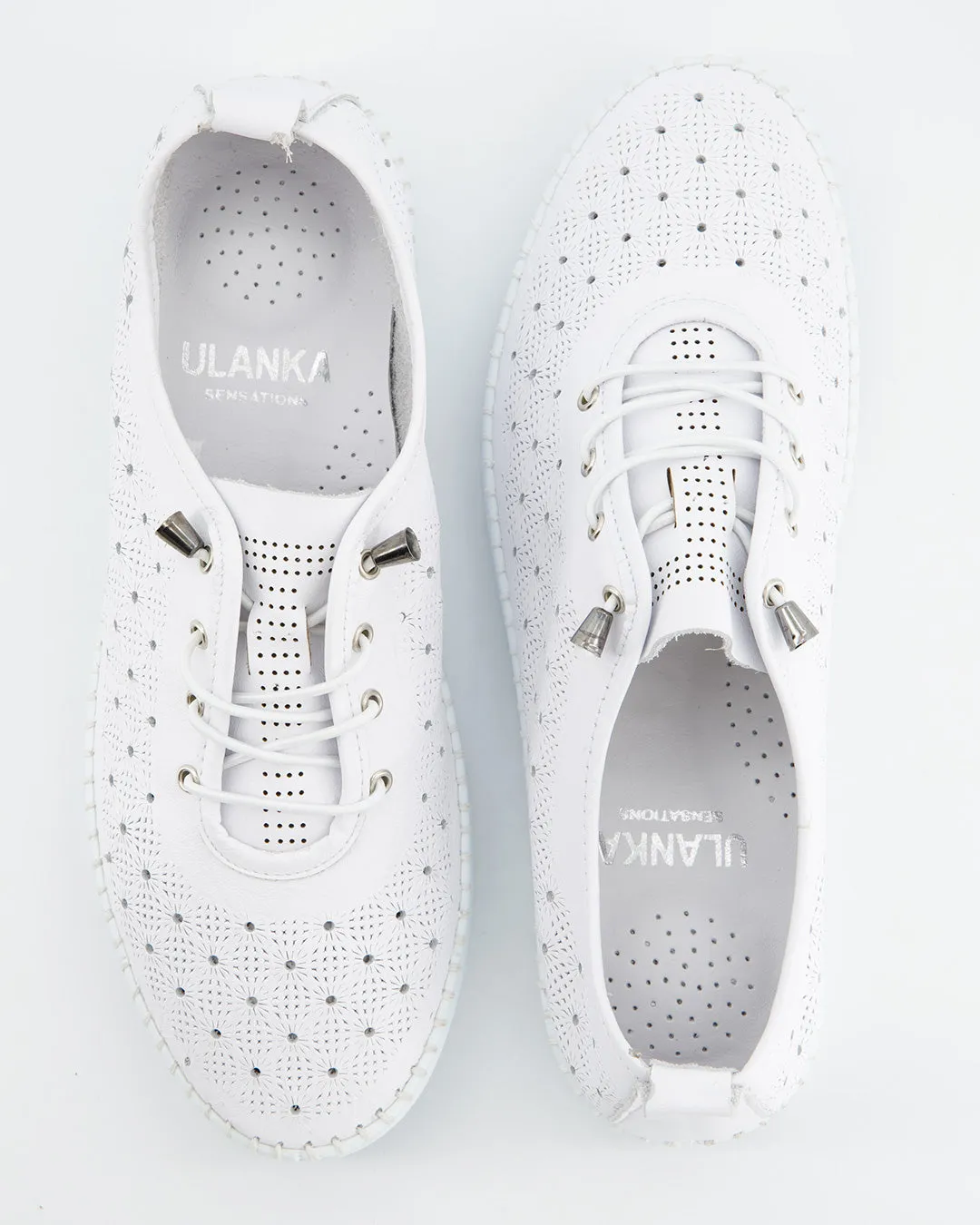 Deportivas de Piel Blanca sold by Ulanka product image thumbnail 2