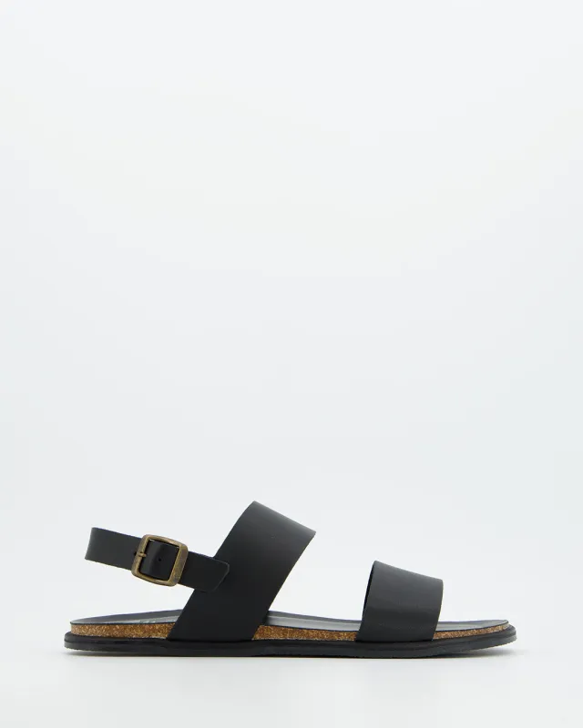 Sandalias de Tiras Negras - Nur made by Ulanka