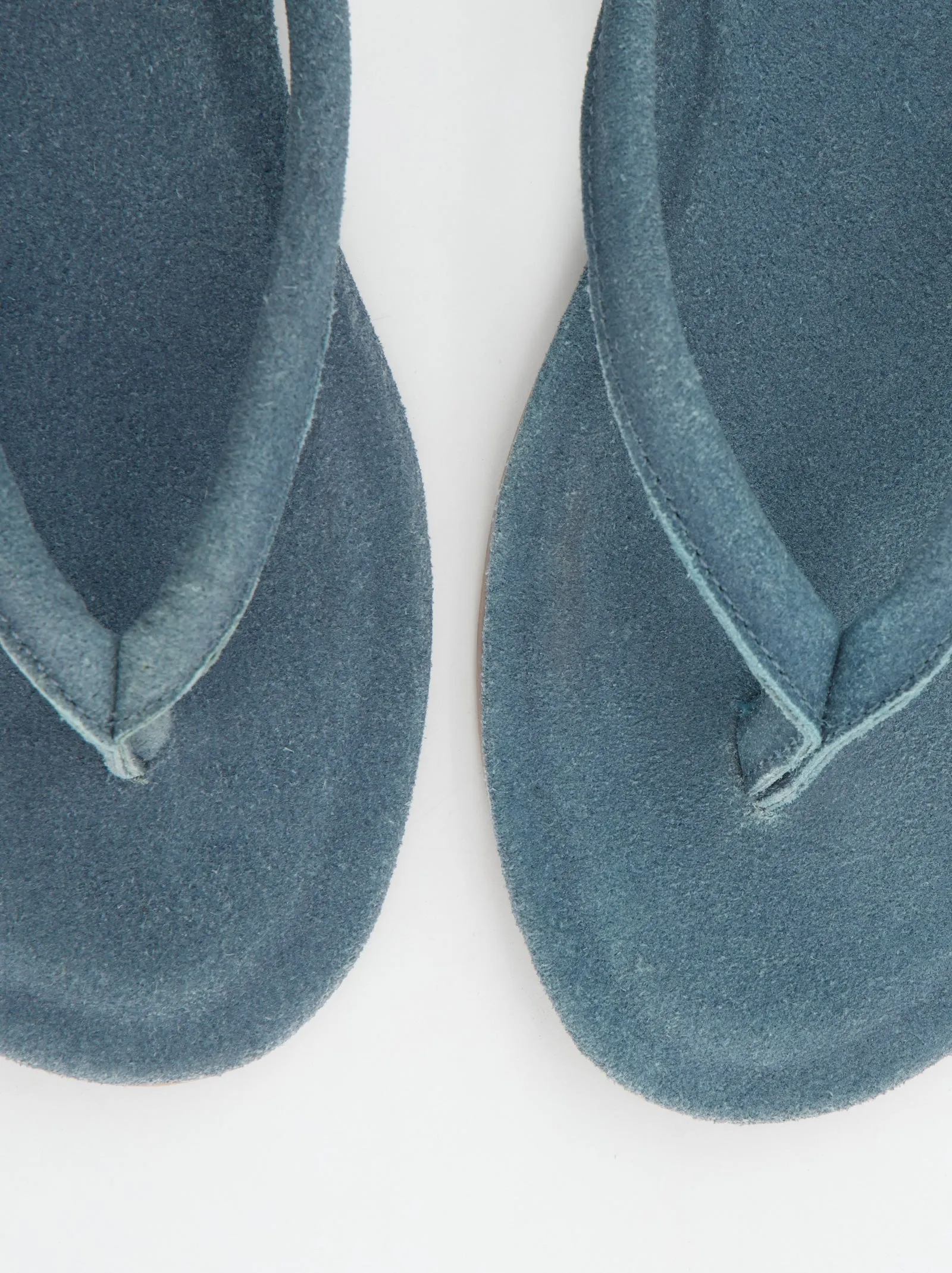 Blue suede sandals - Nude sold by Ulanka product image thumbnail 2