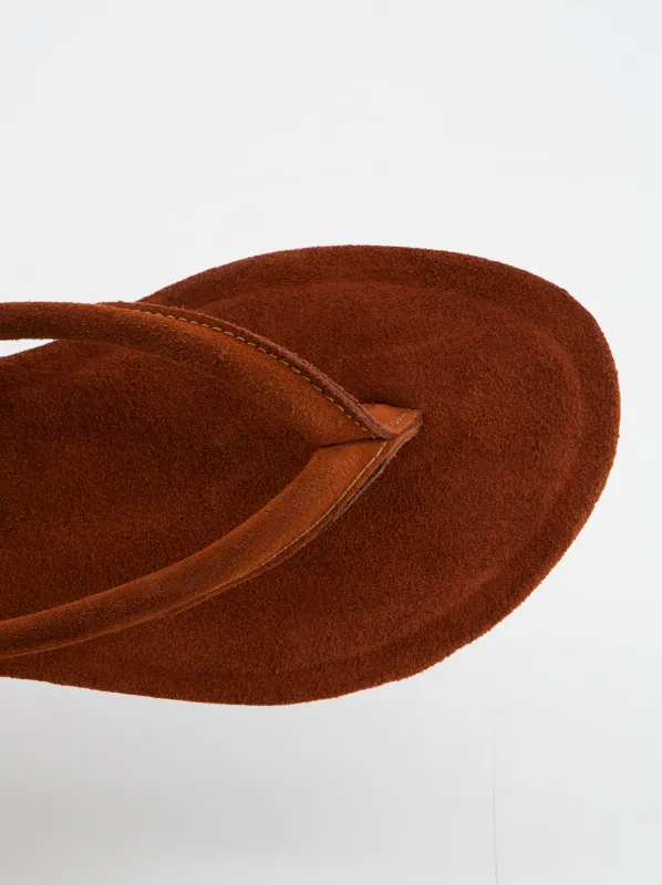 Orange suede sandals - Nude made by Ulanka