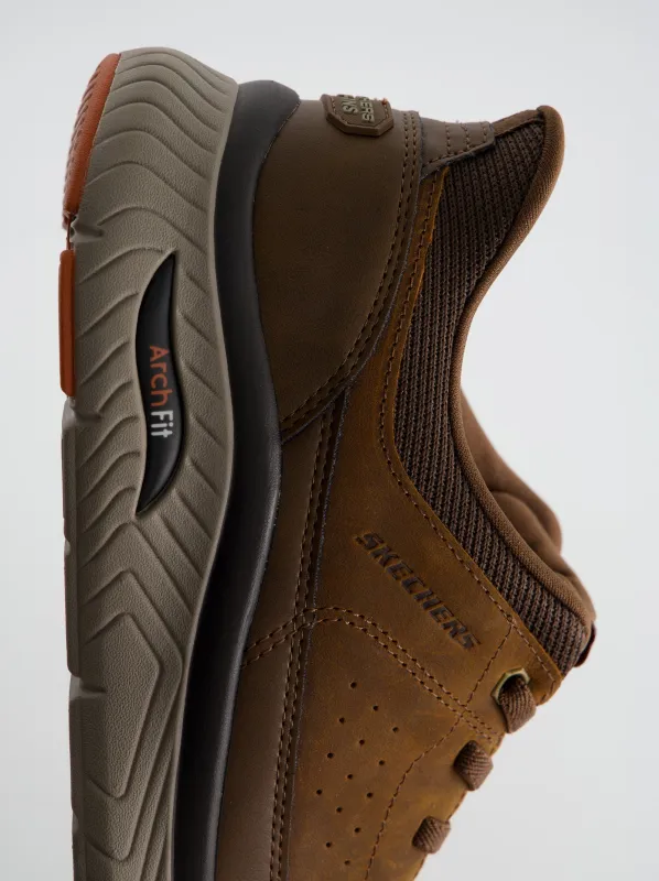 Brown Skechers Sneaker with Sport Sole made by Skechers