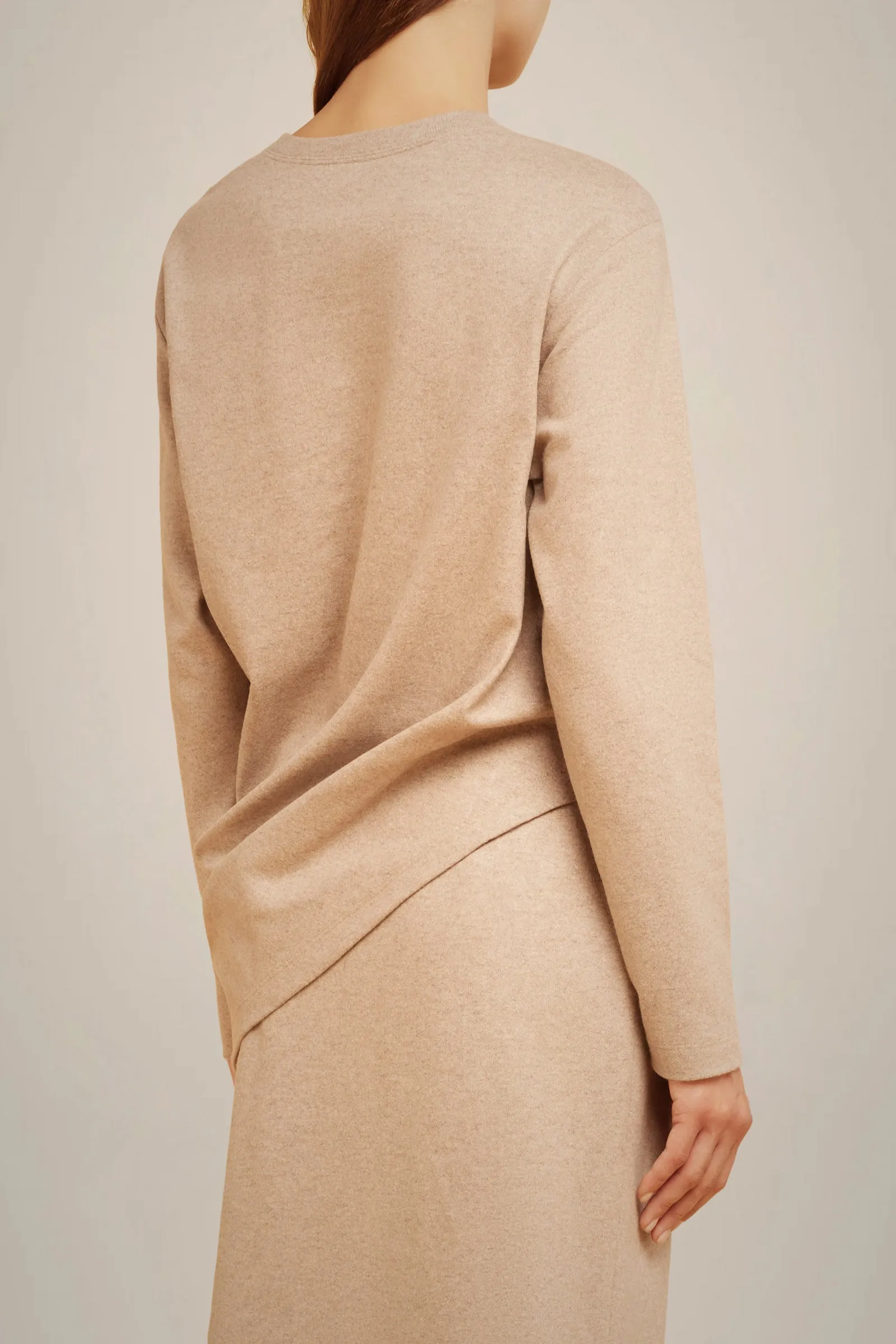 BLUSA GIROCOLLO IN PANNO CASHMERE sold by Liviana Conti product image thumbnail 4