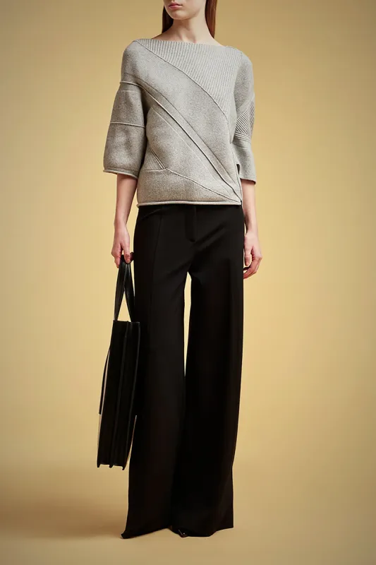 MAGLIA CASHMERE RICICLATO TAGLI ASIMMETRICI sold by Liviana Conti