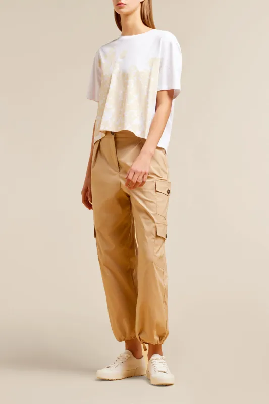 t-shirt cotone stampa ricamo sold by Liviana Conti