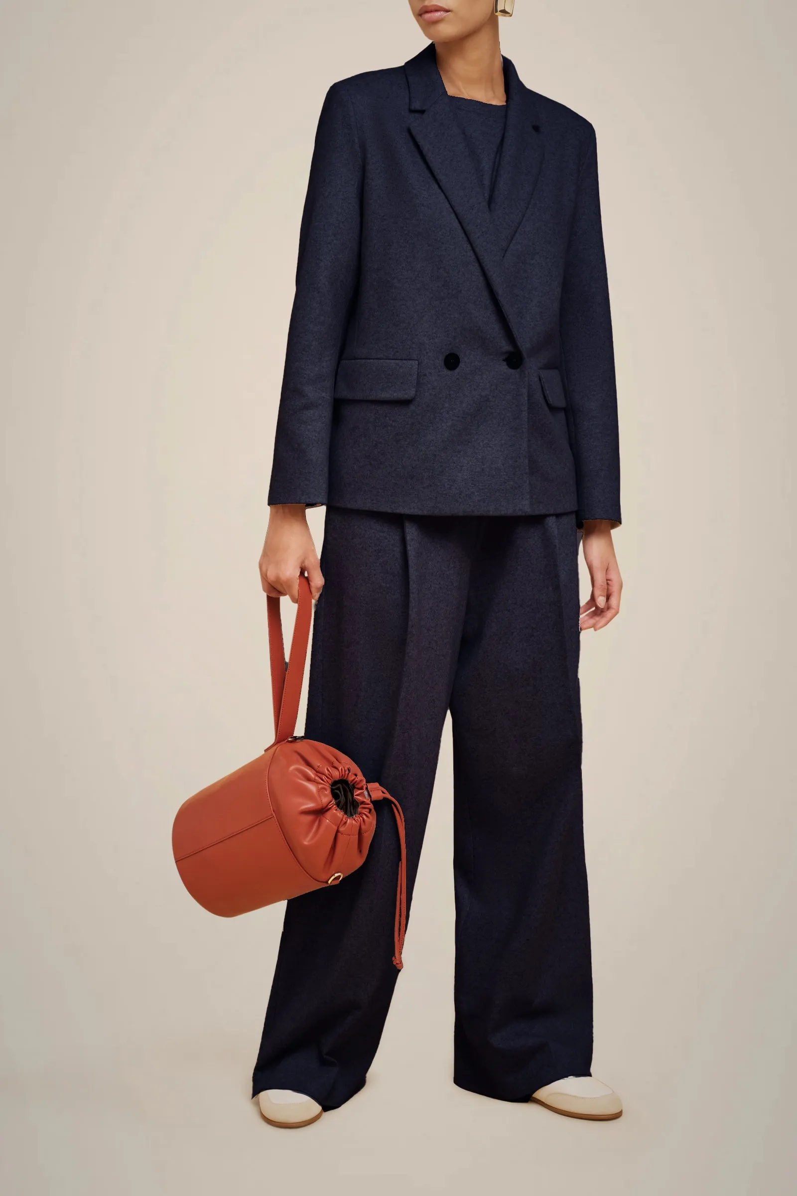 PANTALONE PIEGHE IN PANNO CASHMERE LEGGERO sold by Liviana Conti product image thumbnail 3