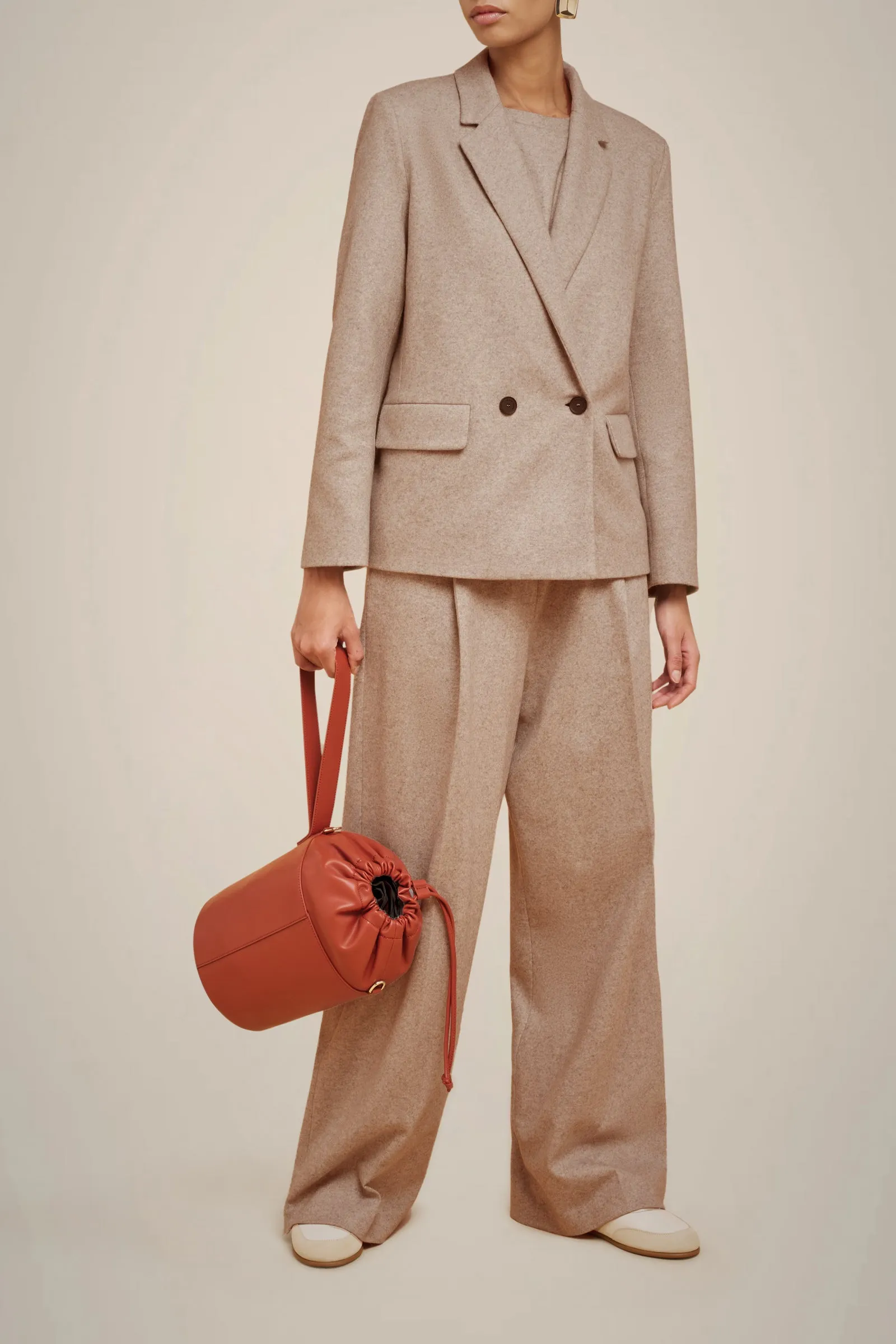 PANTALONE PIEGHE IN PANNO CASHMERE LEGGERO sold by Liviana Conti product image thumbnail 4