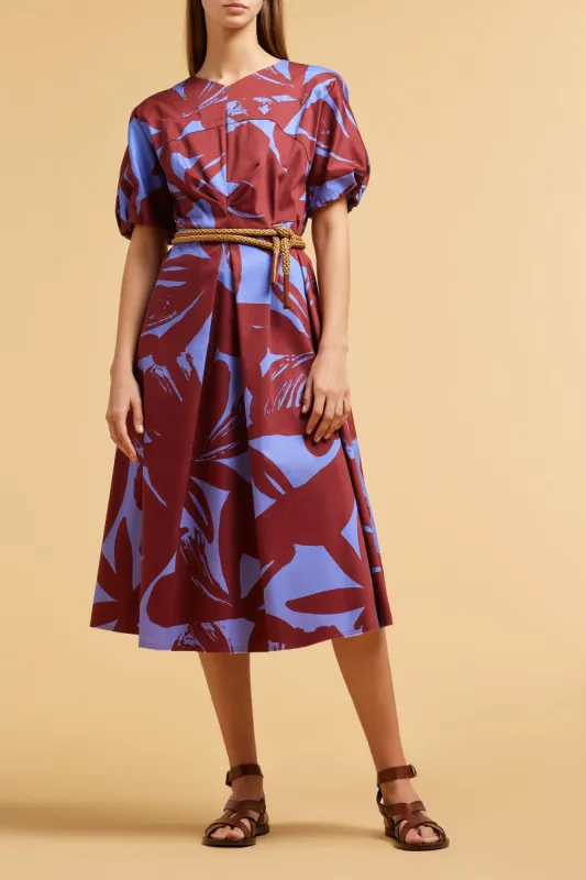 abito pieghe raso cotone sold by Liviana Conti