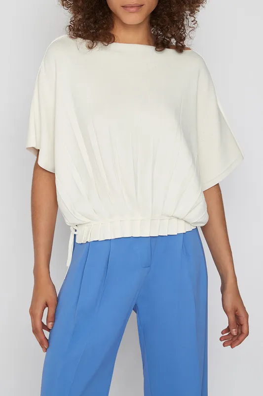 maglia viscosa stretch plissÃ¨ sold by Liviana Conti