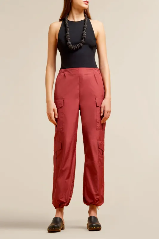 pantaloni cargo taffetÃ  sold by Liviana Conti
