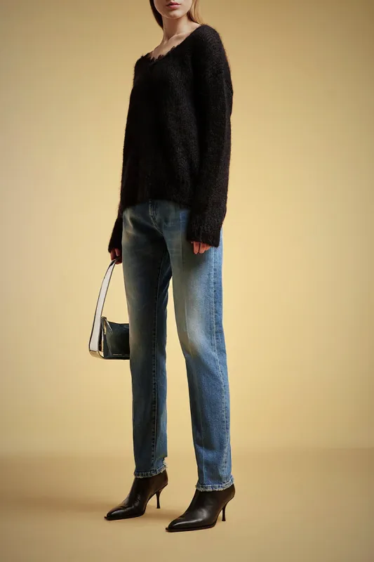 MAGLIA MOHAIR BORDO PIZZO sold by Liviana Conti