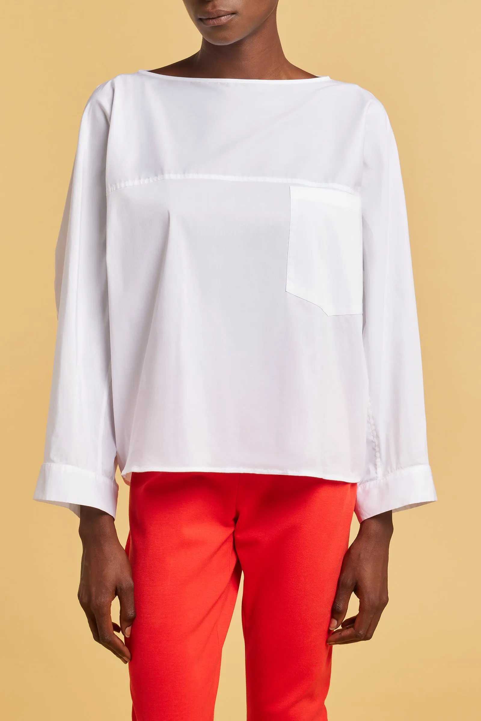 blusa tasca popeline stretch sold by Liviana Conti product image thumbnail 3