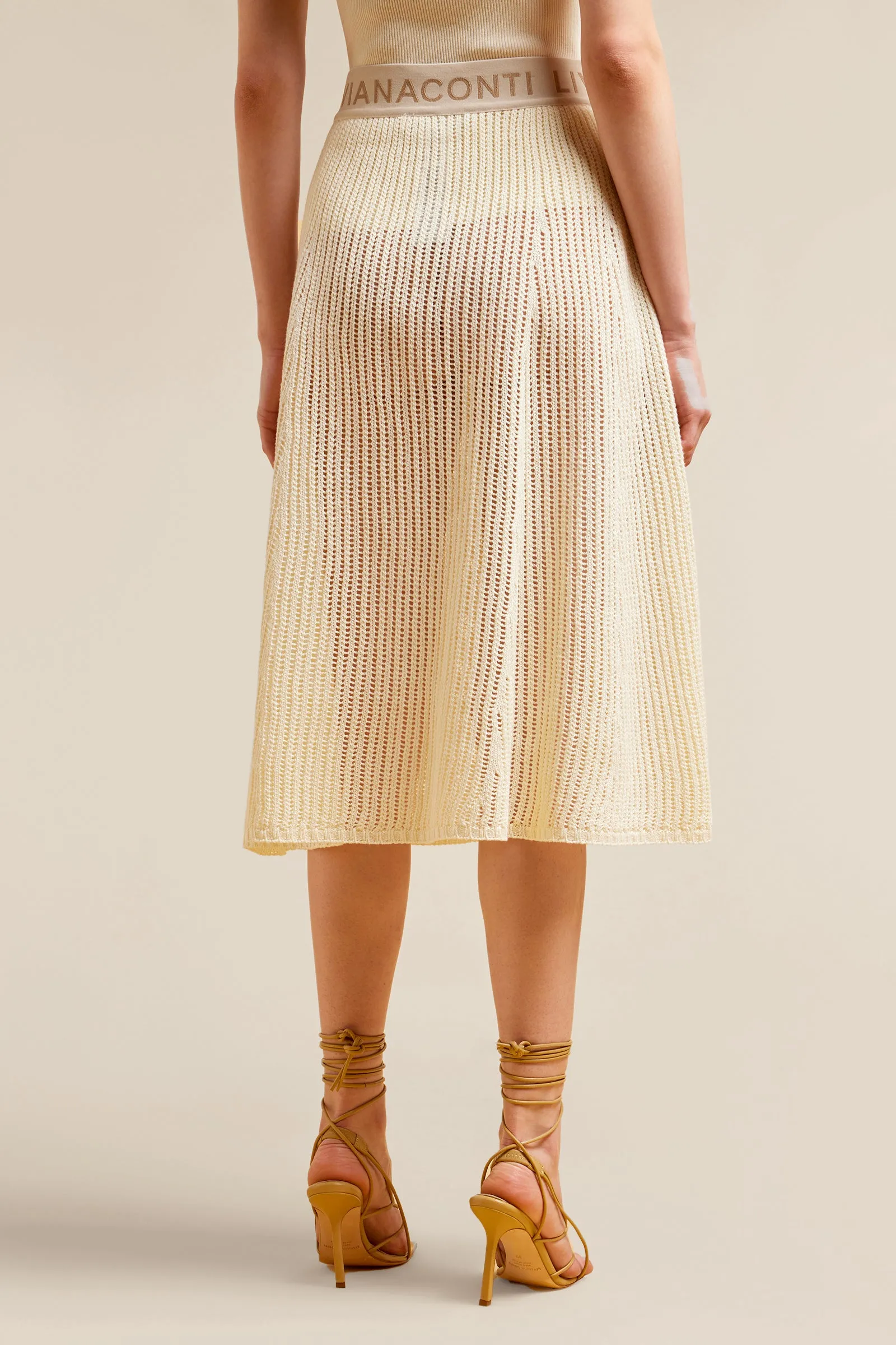 gonna cotone effetto rete sold by Liviana Conti product image thumbnail 4