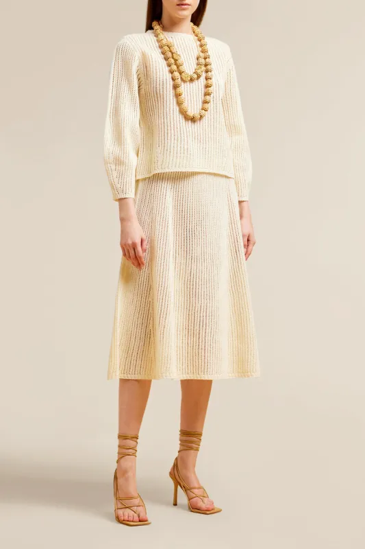 gonna cotone effetto rete sold by Liviana Conti