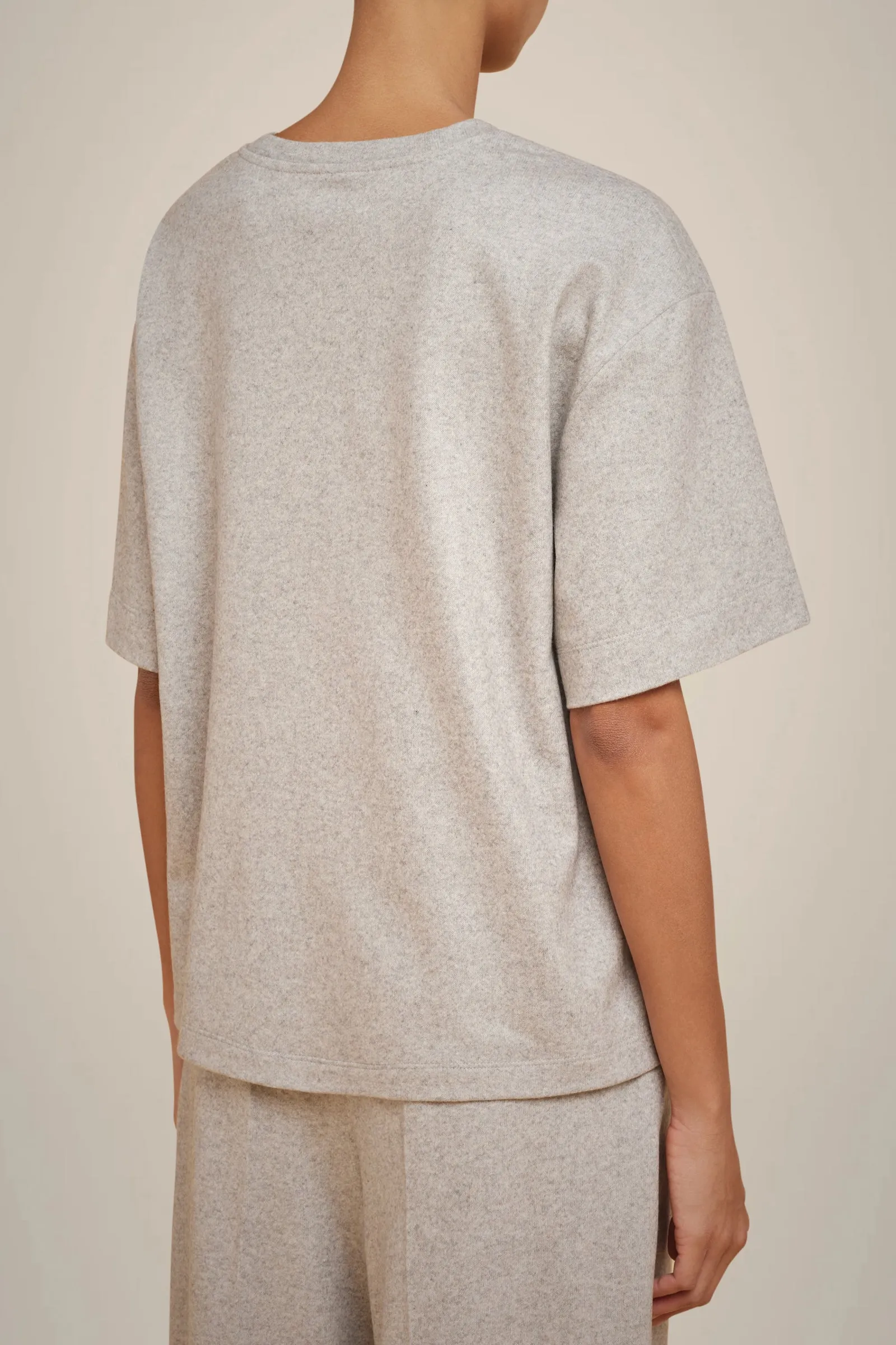 BLUSA MANICA CORTA IN PANNO CASHMERE sold by Liviana Conti product image thumbnail 4