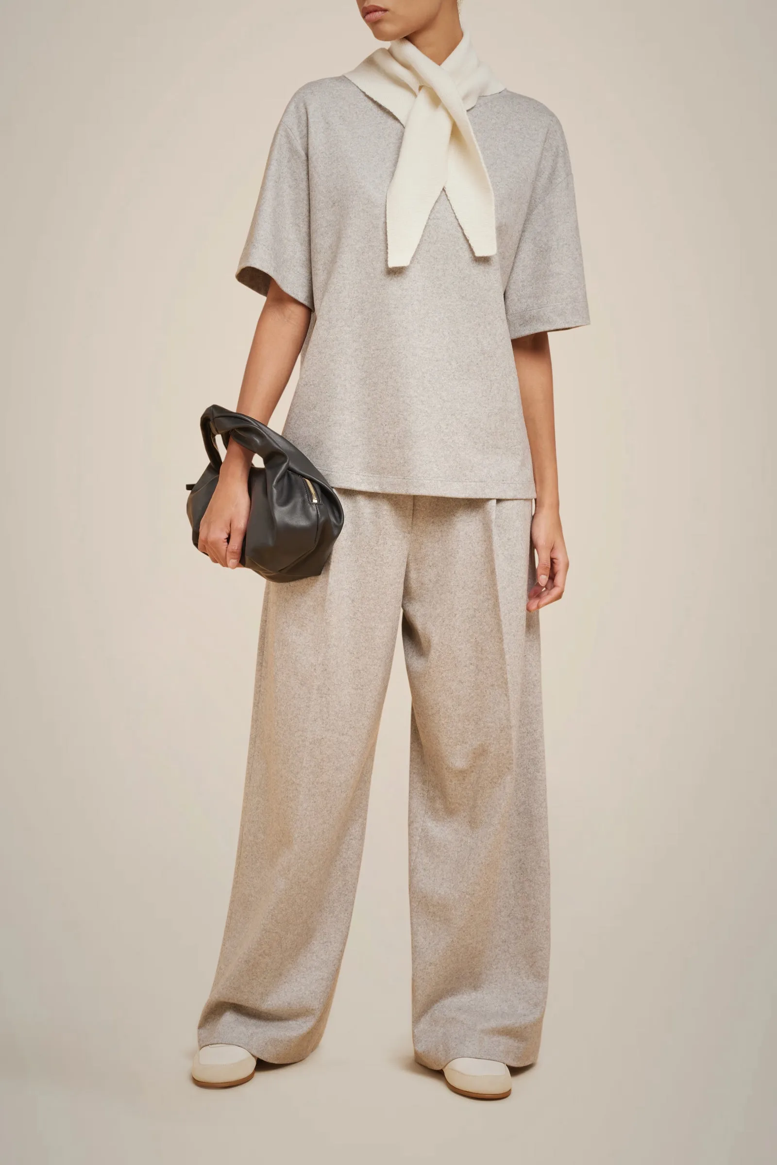 BLUSA MANICA CORTA IN PANNO CASHMERE sold by Liviana Conti product image thumbnail 2