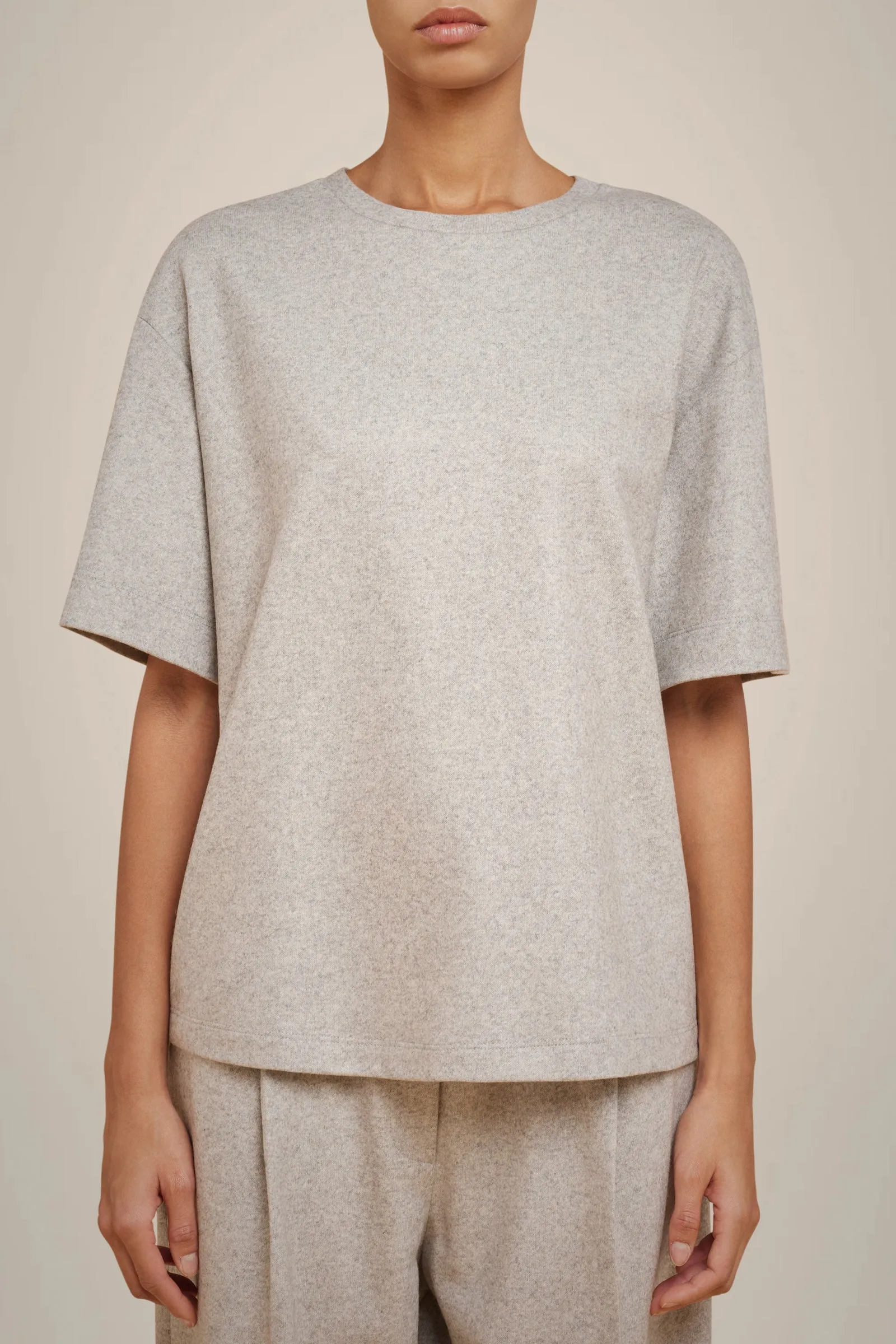 BLUSA MANICA CORTA IN PANNO CASHMERE sold by Liviana Conti product image thumbnail 3