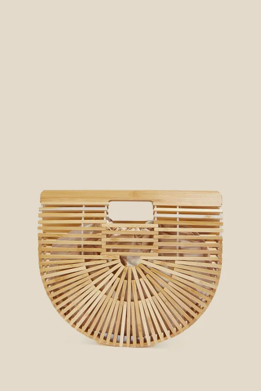 borsa a mano in legno sold by Liviana Conti