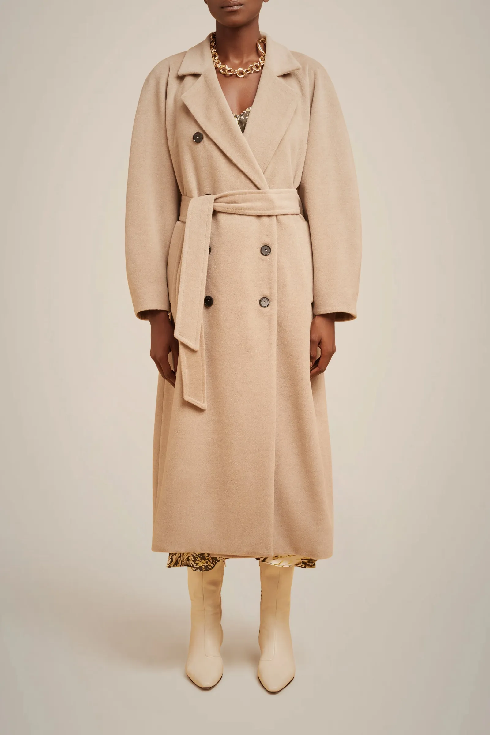 CAPPOTTO CINTURA PANNO CASHMERE sold by Liviana Conti