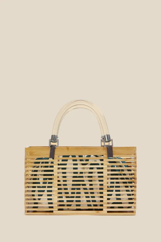 borsa a mano in legno sold by Liviana Conti