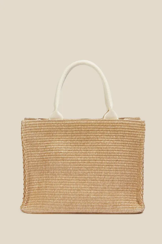 tote rafia sold by Liviana Conti