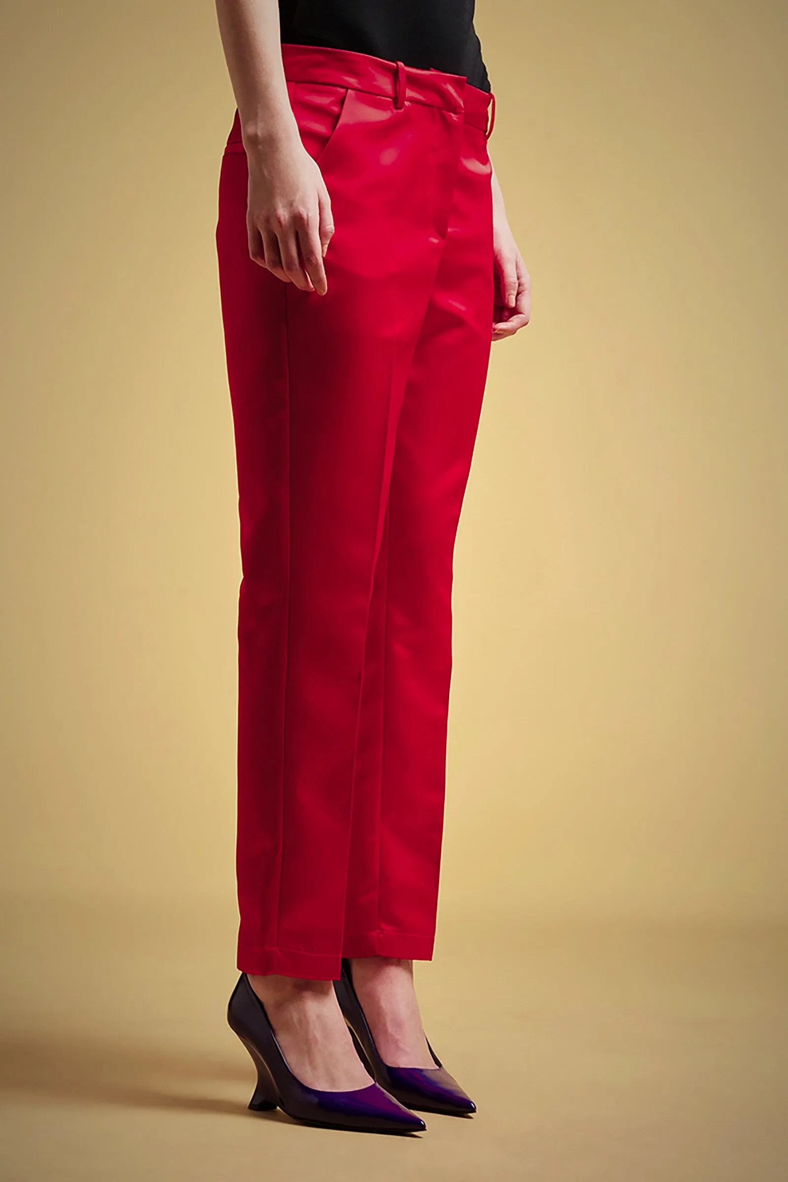 PANTALONI SLIM RASO DUCHESSE sold by Liviana Conti product image thumbnail 3