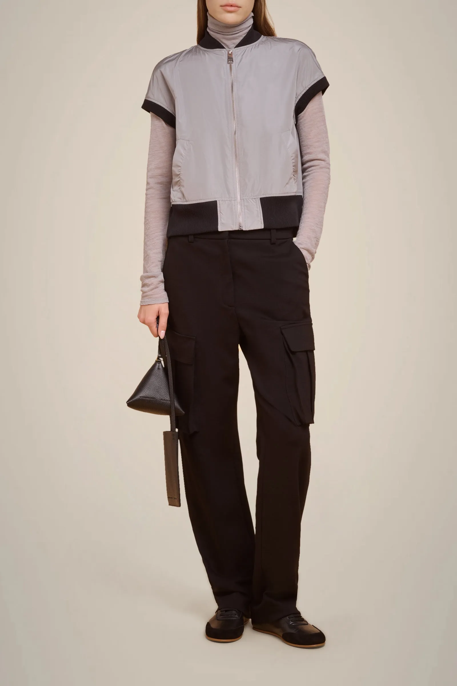 BOMBER SMANICATO IN TAFFETA' sold by Liviana Conti product image thumbnail 2