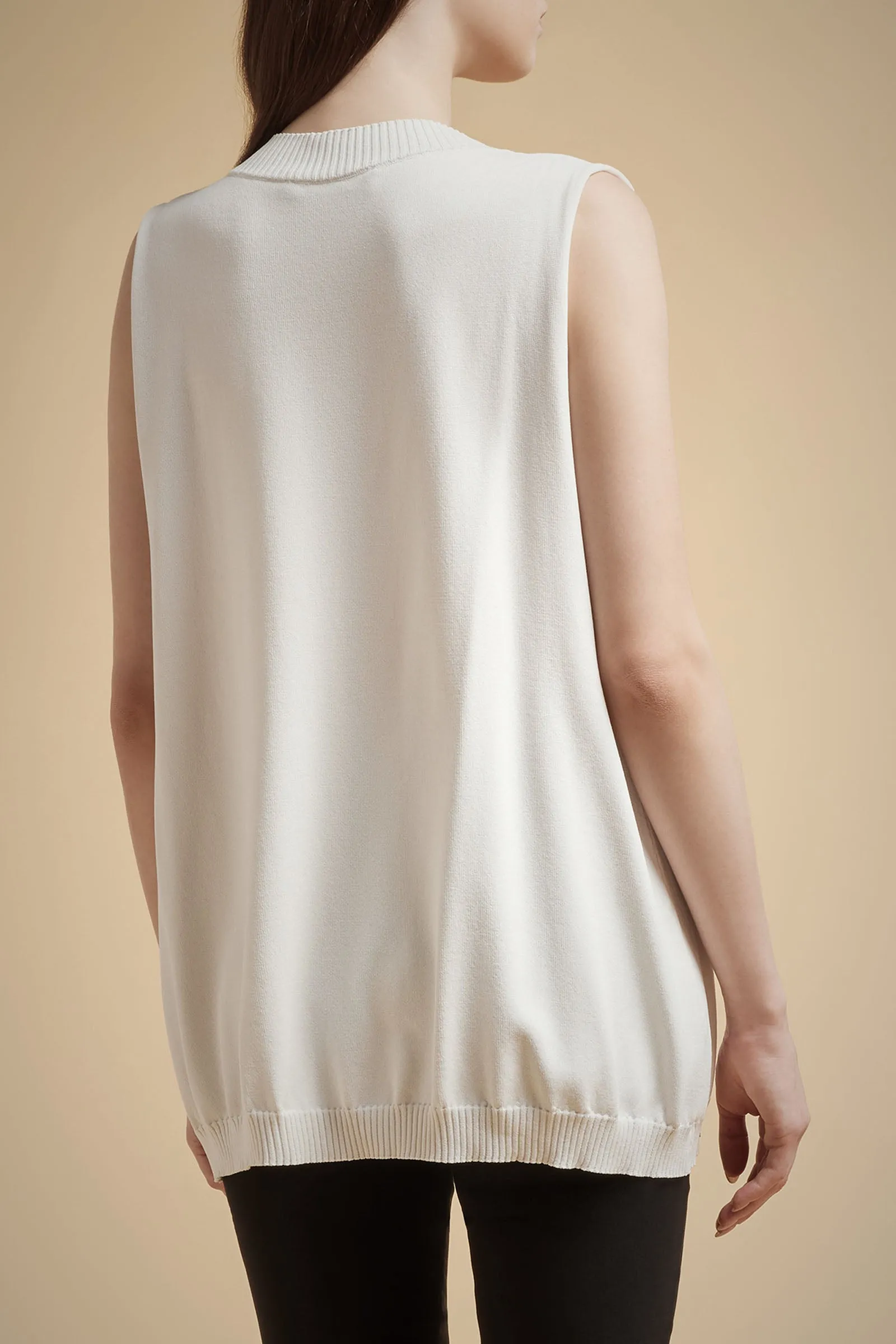 gilet viscosa stretch sold by Liviana Conti product image thumbnail 2