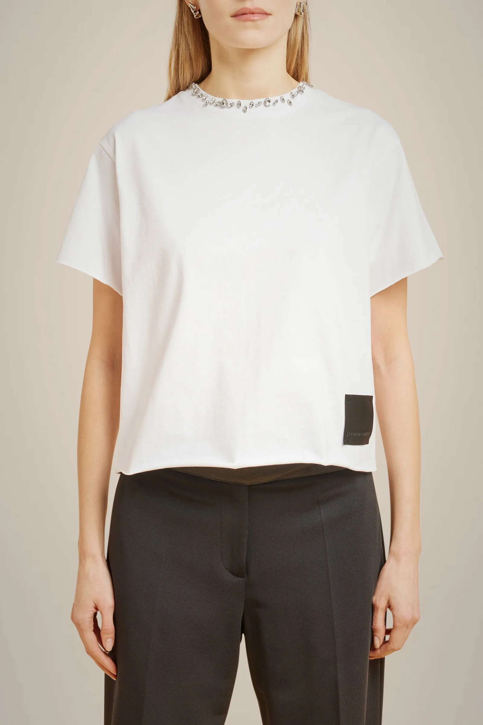 T-SHIRT CON STRASS sold by Liviana Conti product image thumbnail 2