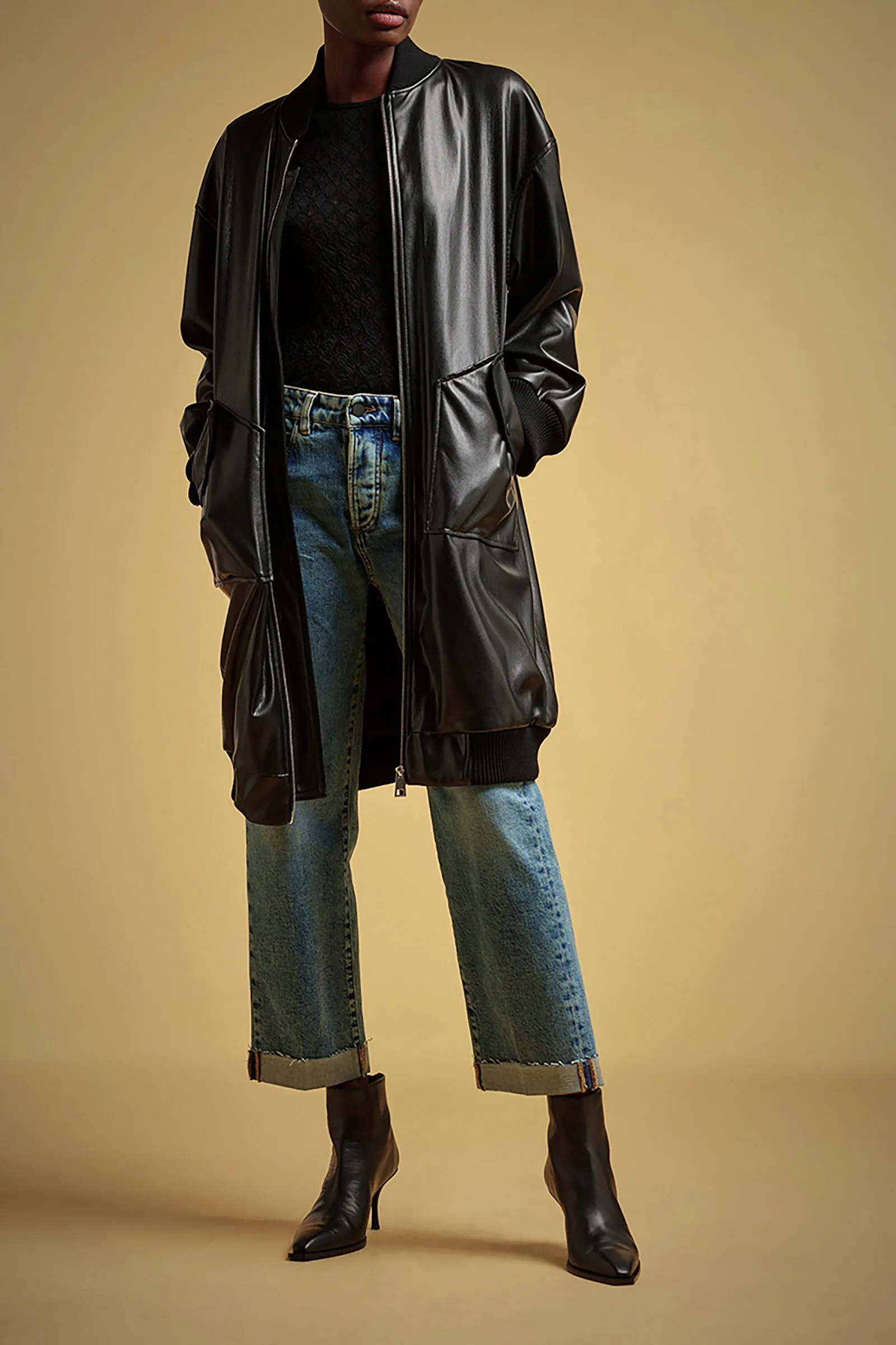 BOMBER VEGAN LEATHER sold by Liviana Conti