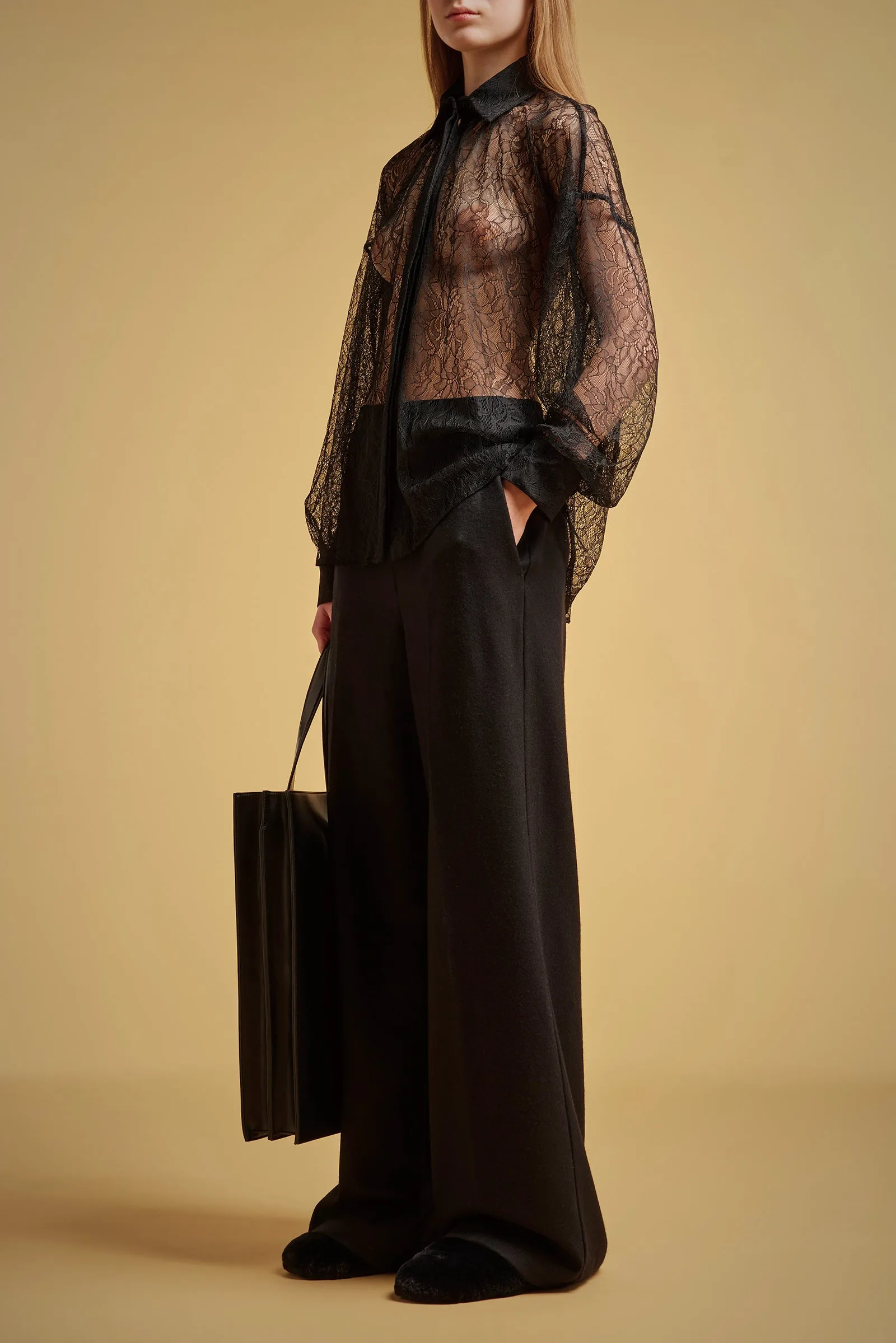 PANTALONE AMPIO PANNO CASHMERE sold by Liviana Conti