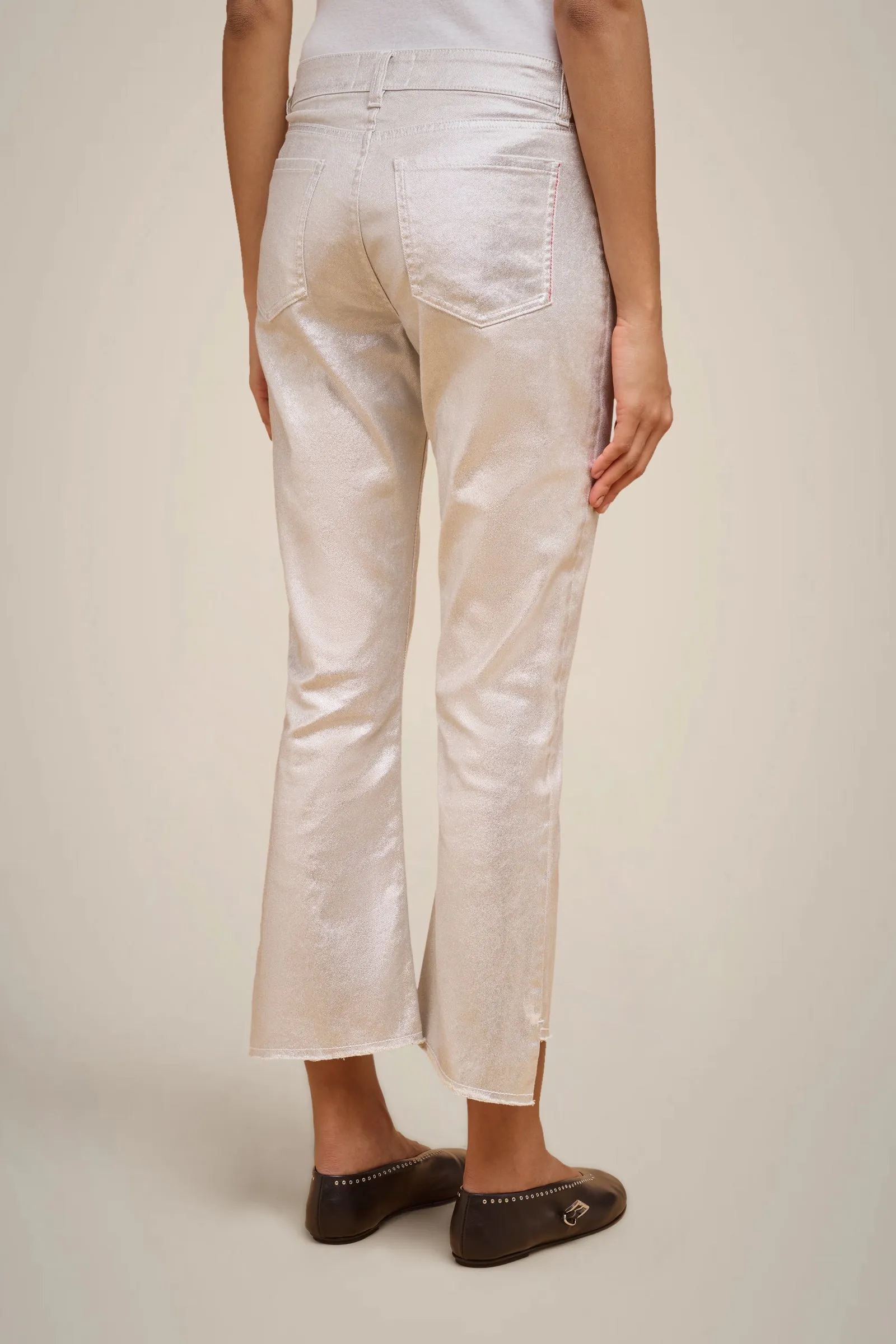 JEANS FLARE LAMINATO sold by Liviana Conti product image thumbnail 3