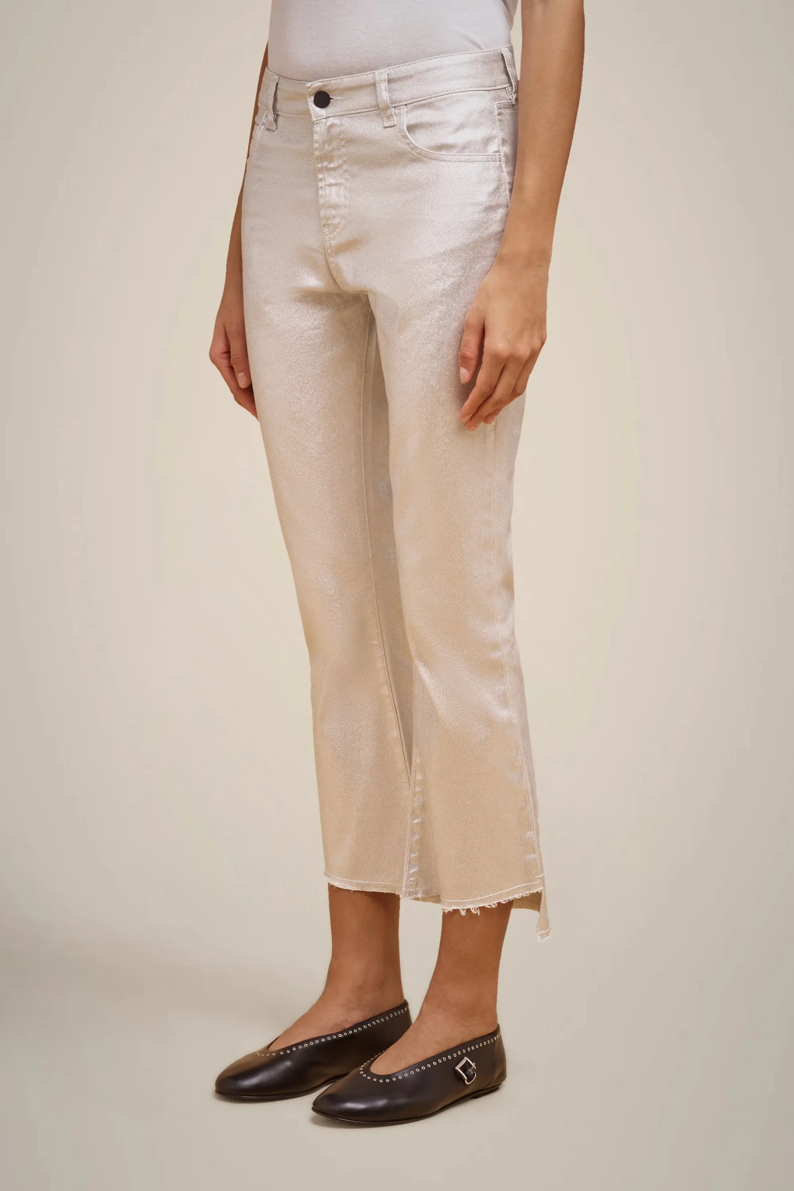 JEANS FLARE LAMINATO sold by Liviana Conti product image thumbnail 2