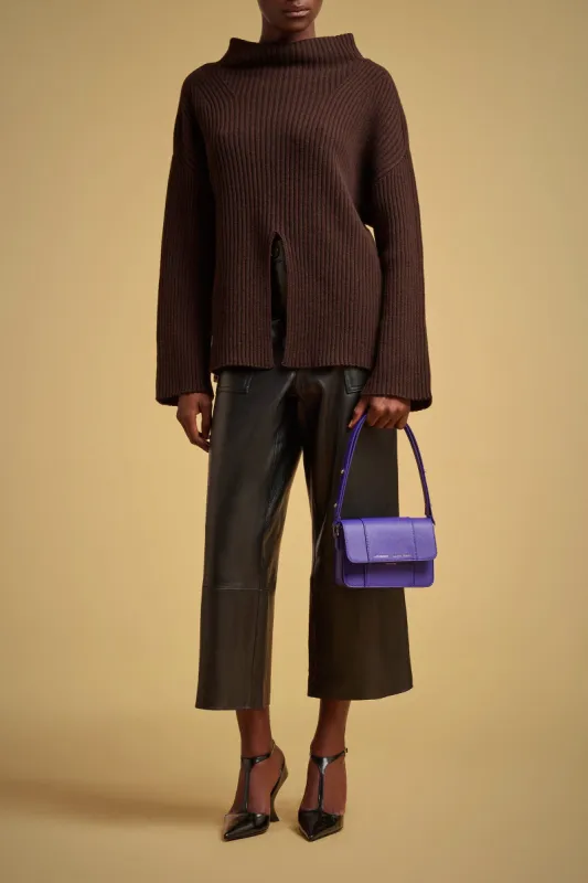 MAGLIA CASHMERE RICICLATO CON SPACCO sold by Liviana Conti
