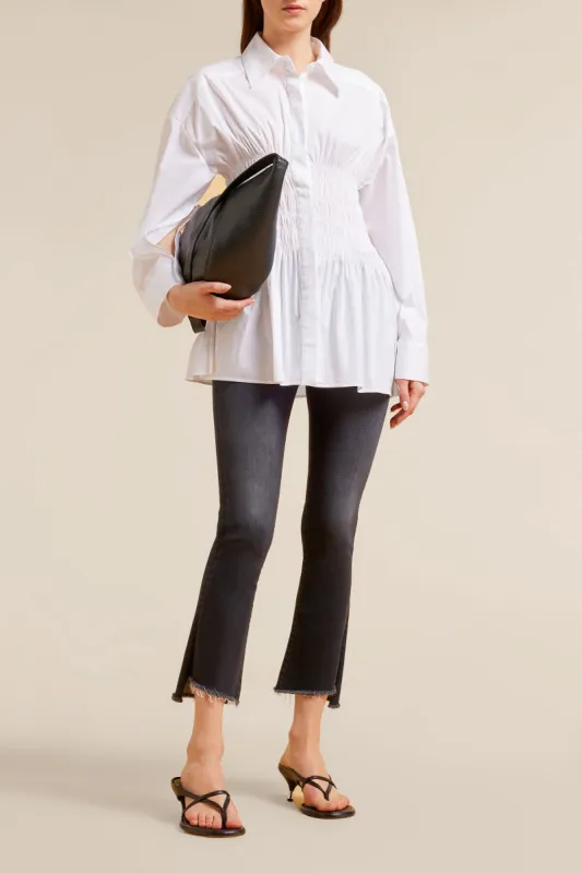 jeans flare stretch nero sold by Liviana Conti