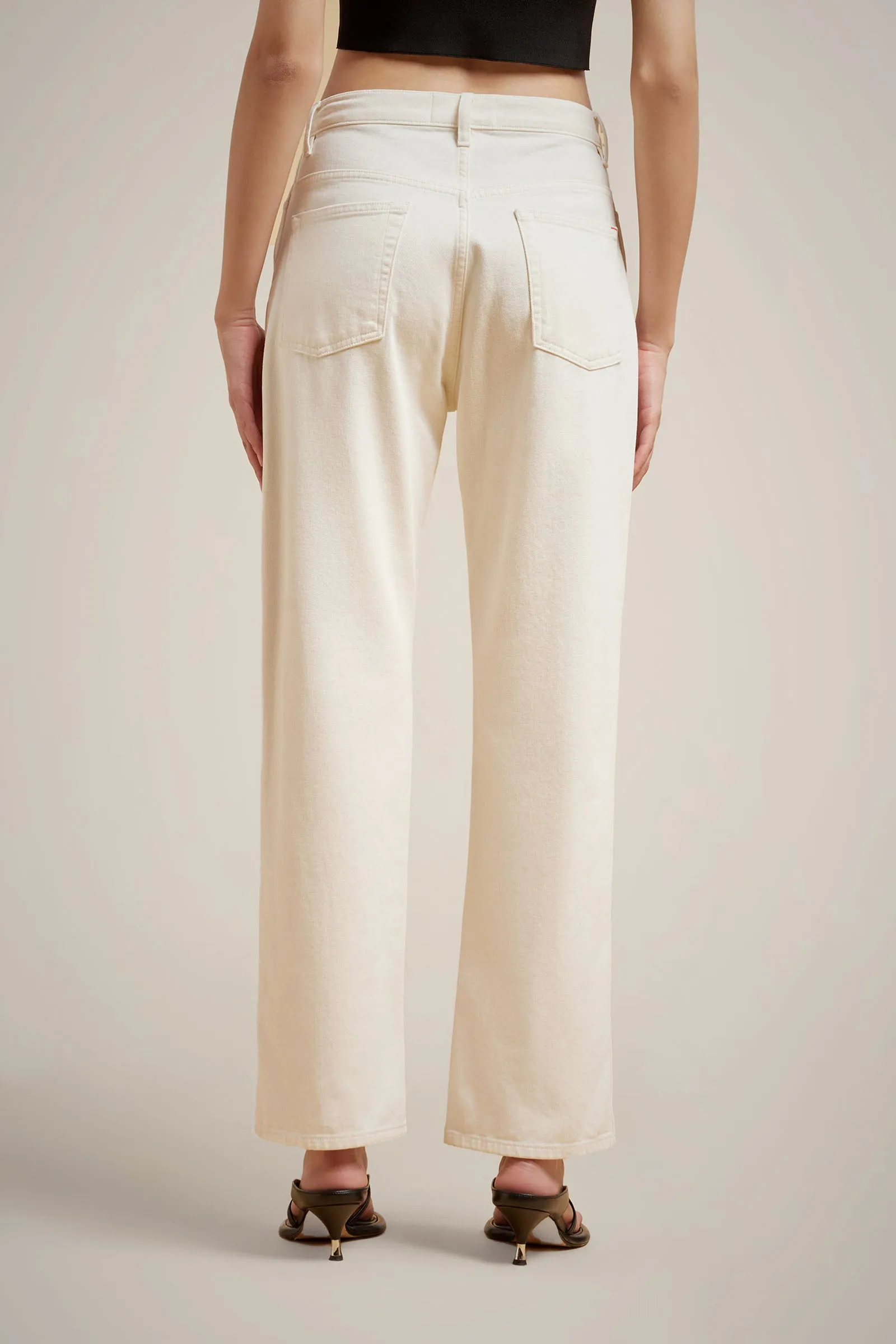 pantaloni denim gamba dritta sold by Liviana Conti product image thumbnail 3