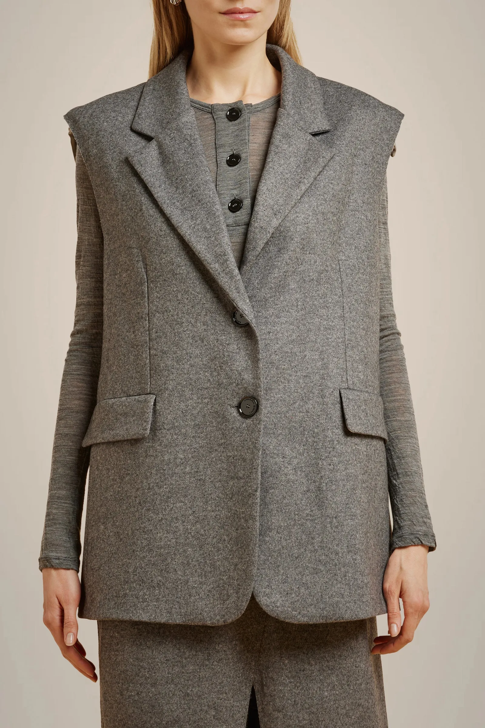 GILET IN PANNO CASHMERE sold by Liviana Conti product image thumbnail 2