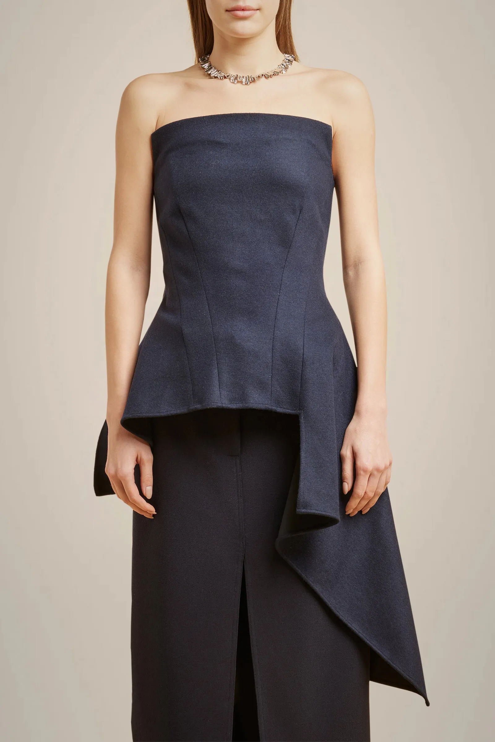 TOP A FASCIA CON ORLO ASIMMETRICO sold by Liviana Conti product image thumbnail 3