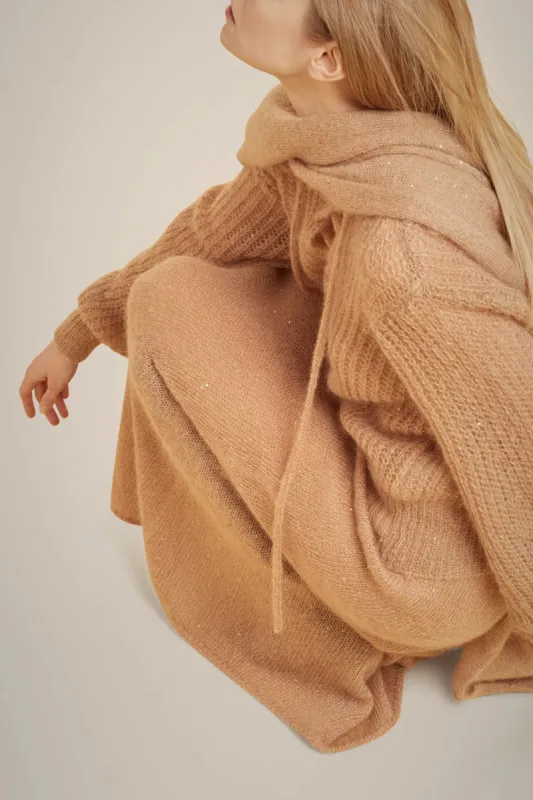 MAGLIA LACCIO IN MOHAIR PAILLETTES made by Liviana Conti