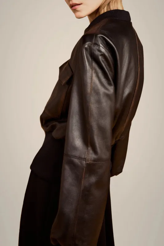 BOMBER IN VERA PELLE sold by Liviana Conti