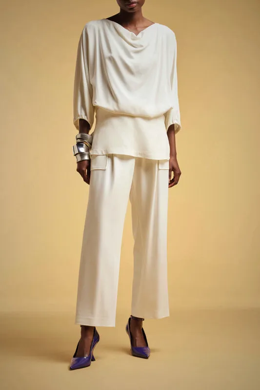 BLUSA DRAPPEGGIATA DRAP VISCOSA sold by Liviana Conti