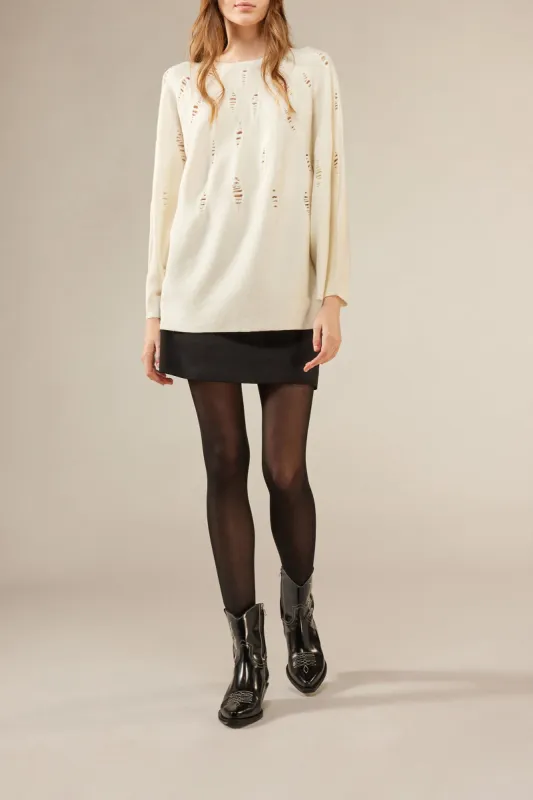 MAGLIA EFFETTO SMAGLIATURE made by Liviana Conti