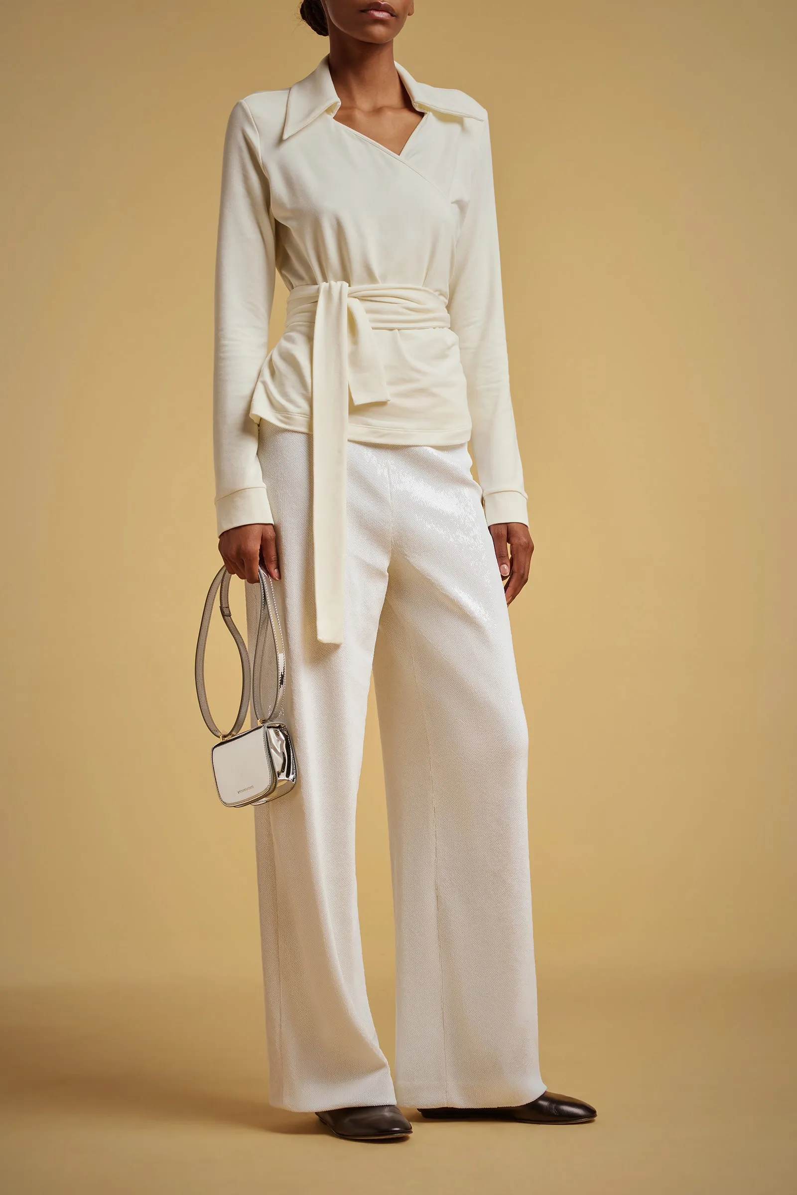 BLUSA JERSEY STRETCH INCROCIATA sold by Liviana Conti