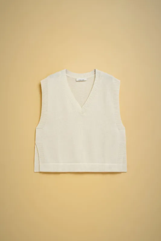 GILET CORTO CASHMERE RICICLATO sold by Liviana Conti