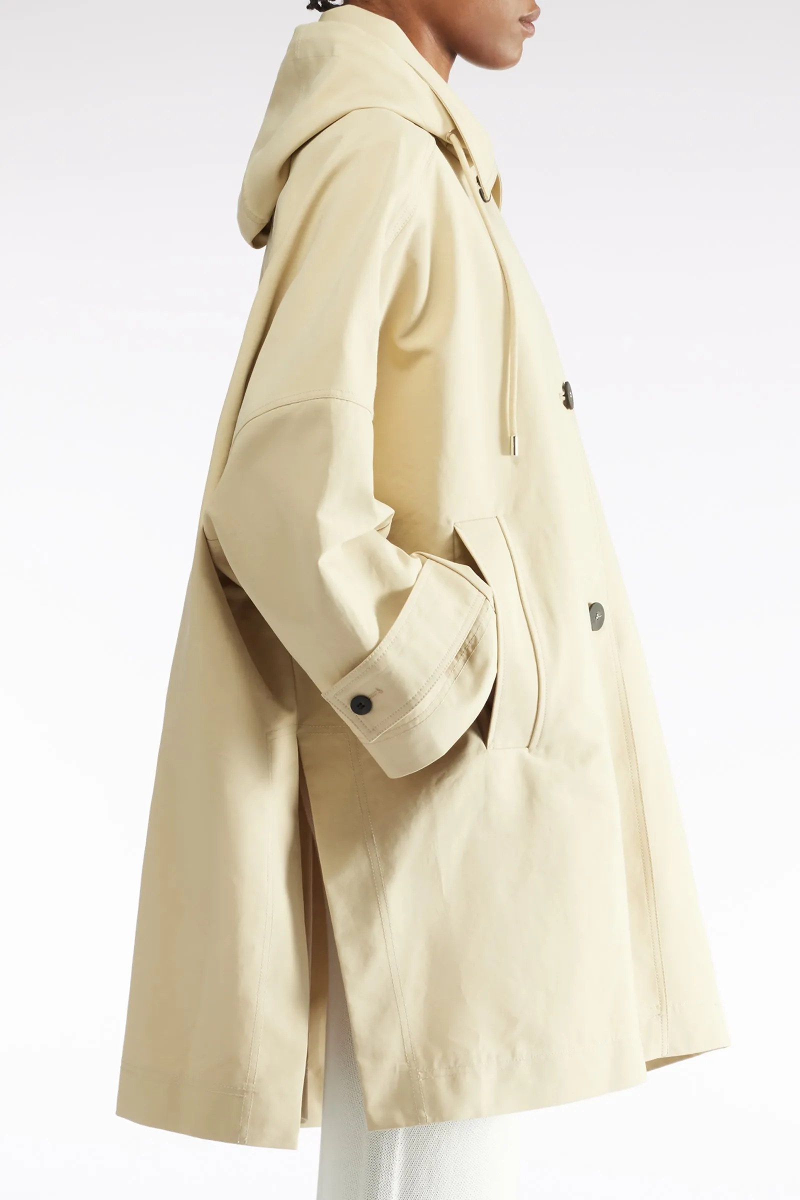 PARKA IN DOUBLE LAYER COTTON sold by Liviana Conti product image thumbnail 4