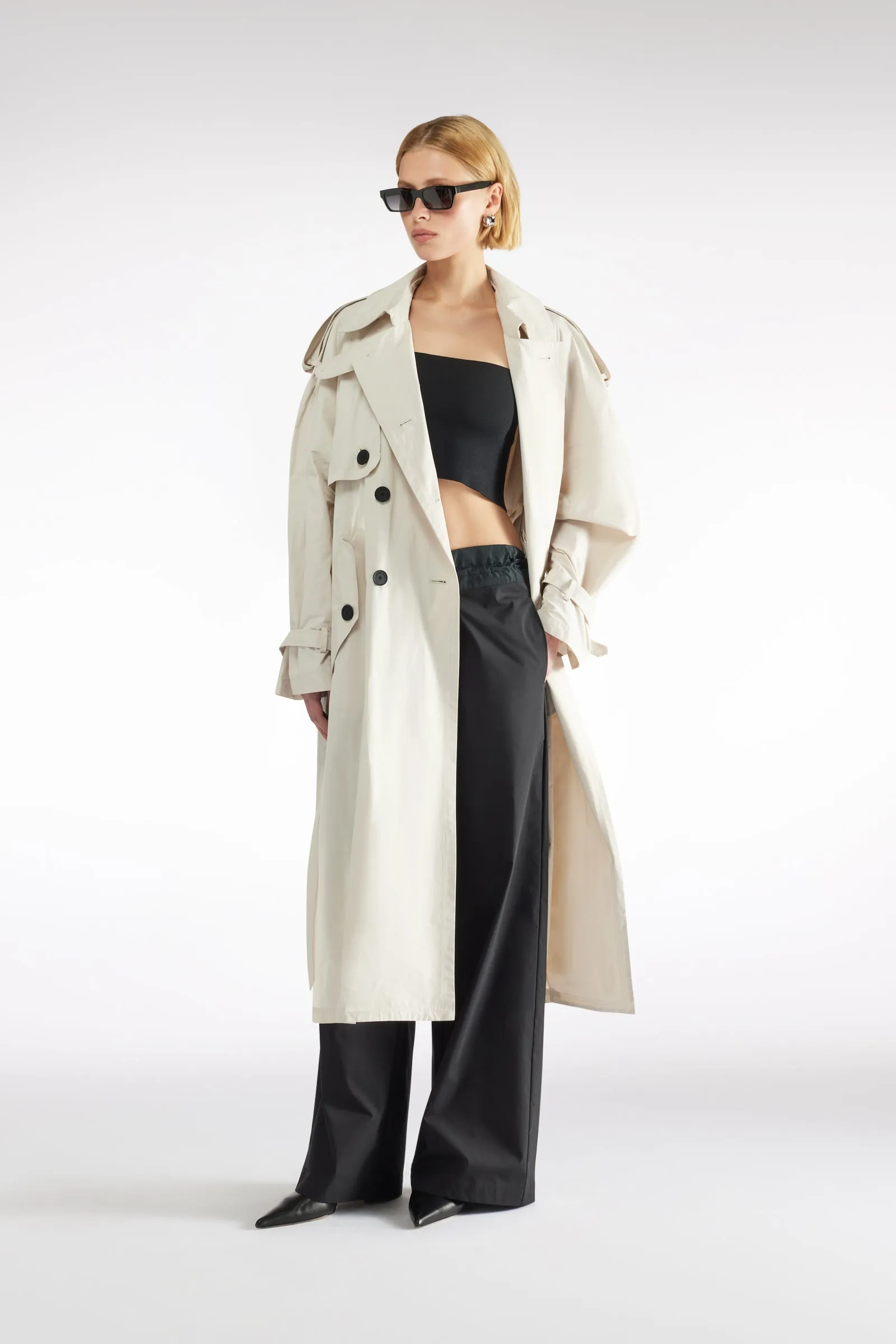 TRENCH IN MEMORY NYLON sold by Liviana Conti product image thumbnail 3