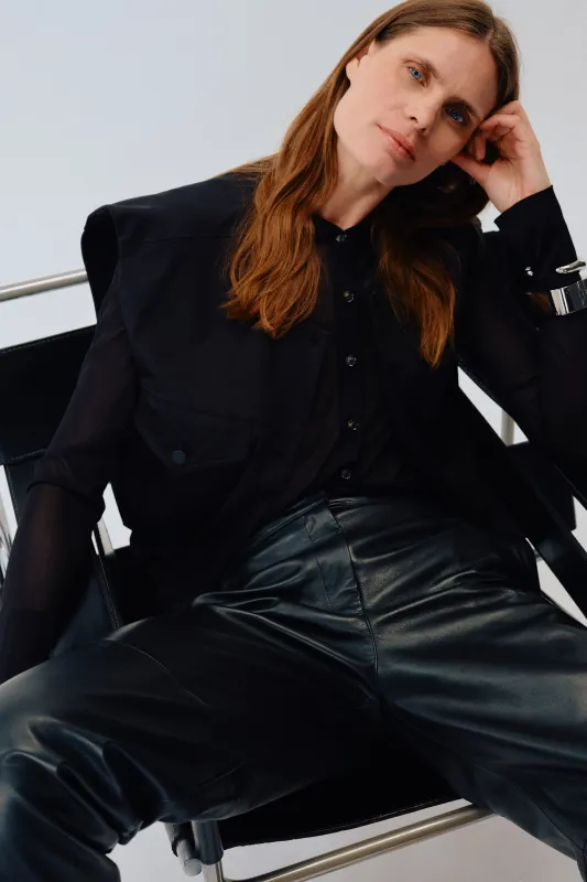 PANTALONE IN VERA PELLE sold by Liviana Conti