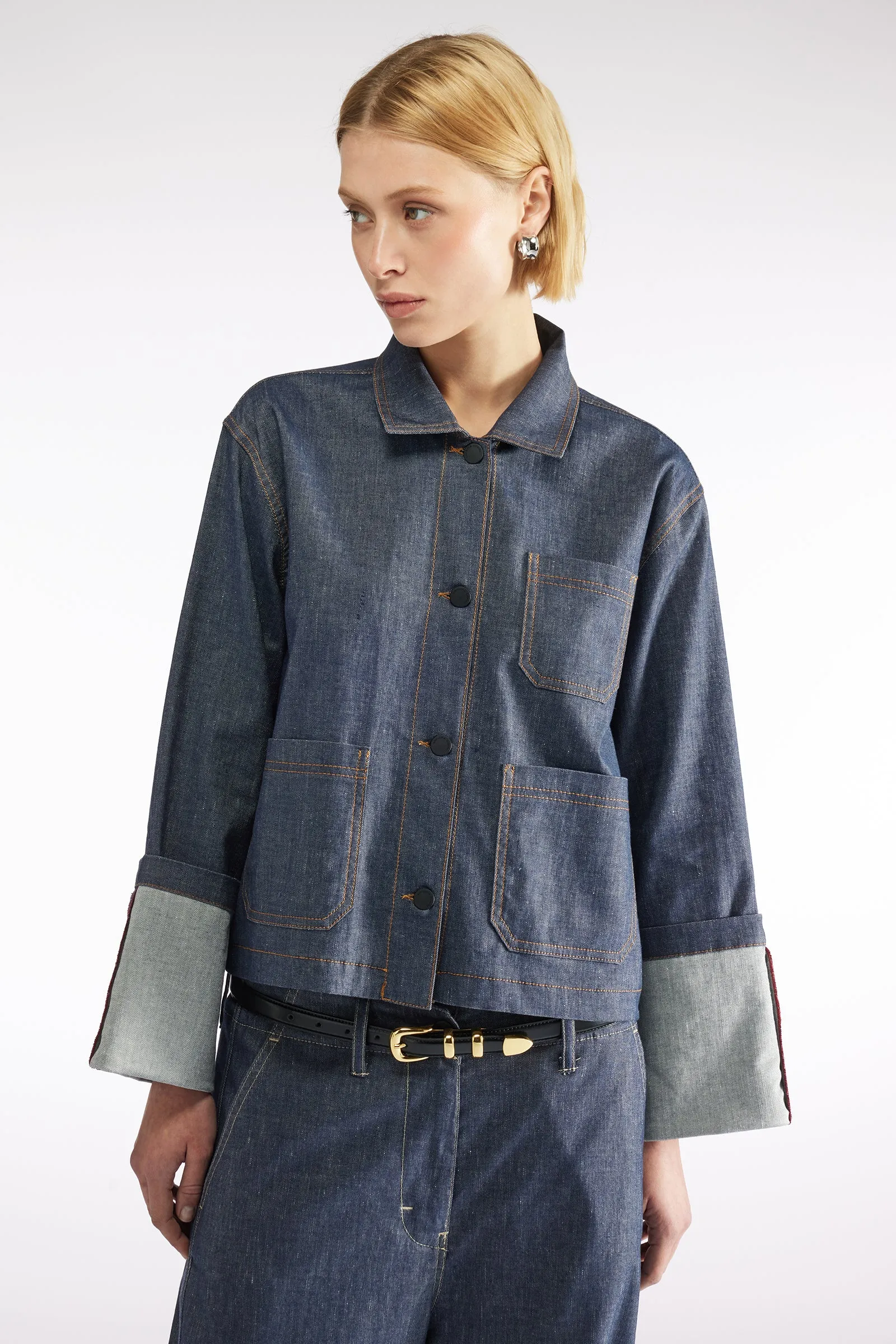 GIACCA IN TELA DENIM sold by Liviana Conti product image thumbnail 2
